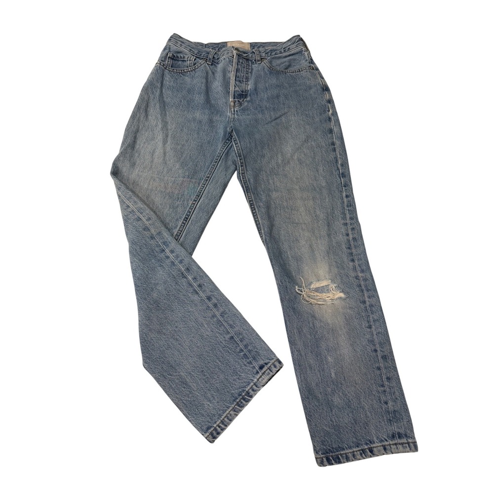Everlane Contemporary Cheeky Jean Medium High Waisted Straight Leg Denim 26 - Picture 1 of 8